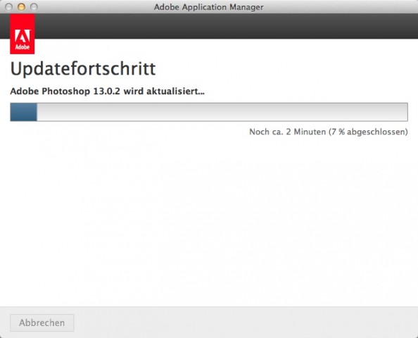 Update von Photoshop CS6 (Bild: Adobe)