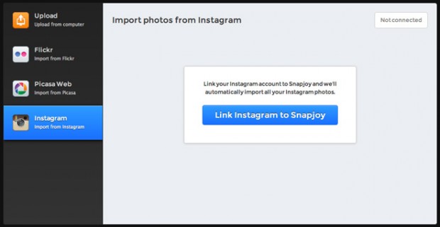 Snapjoy - Instagram-Import (Bild: Snapjoy)
