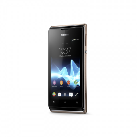 Die Dual-SIM-Variante Xperia E Dual gibt es in Schwarz ...