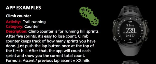 Programmbeschreibung f&uuml;r Suunto Ambit (Bild: Suunto)