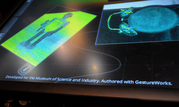 Touch-Tisch von 3M auf der CES 2013 (Foto: Nico Ernst/Golem.de) 