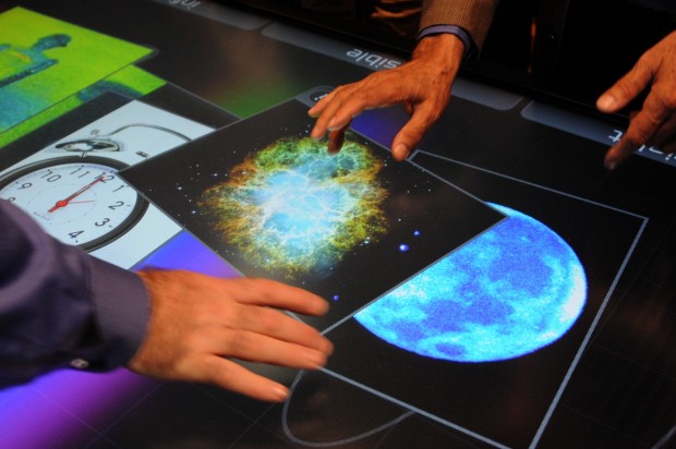 Touch-Tisch von 3M auf der CES 2013 (Foto: Nico Ernst/Golem.de)
