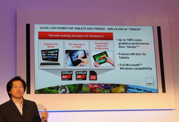 Temash soll doppelt so schnelle Grafik wie die Hondo-Plattform bieten.