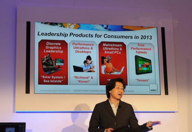 Grafik und mobile Geräte sind 2013 das Ziel von AMD.