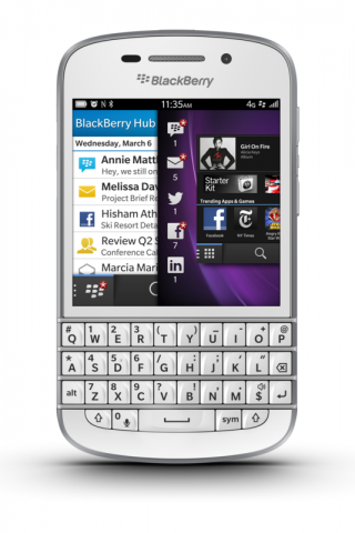 Blackberry Q10 (Quelle: Blackberry)