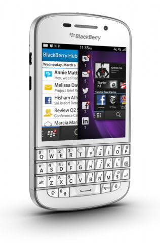 Blackberry Q10 (Quelle: Blackberry)