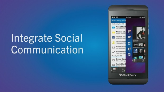 Blackberry Z10 (Quelle: Blackberry / Screenshot: Golem.de)