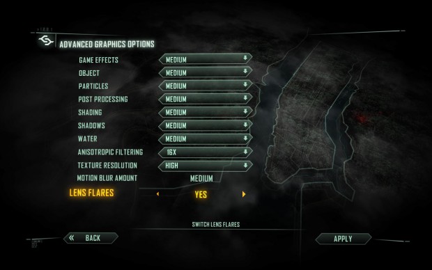 ... und die erweiterten Einstellungen