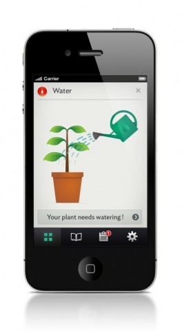 App für den Flower Power Sensor von Parrot (Bild: Parrot)