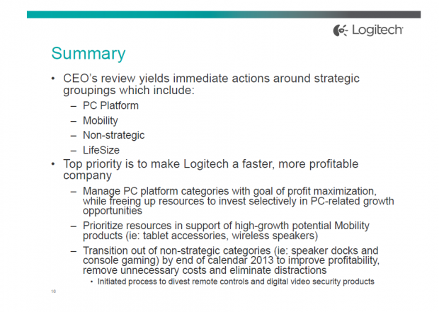 Im letzten Absatz hier kündigt Logitech den Ausstieg bei Fernbedienungen an.