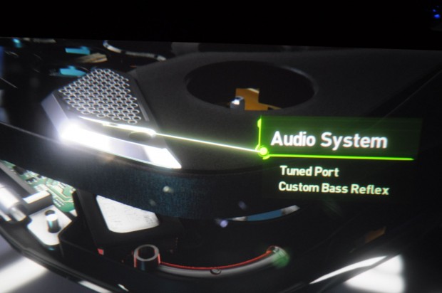 Nvidia verspricht trotz kleinem Geh&auml;use einen guten Bass.