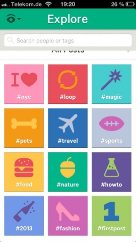 Beim Suchen nach Videos können Filter verwendet werden.