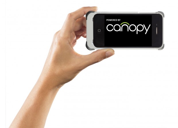 Es kann aber mehr: Das Sensus hat zwei berührungsempfindliche Sensoren... (Bild: Canopy)