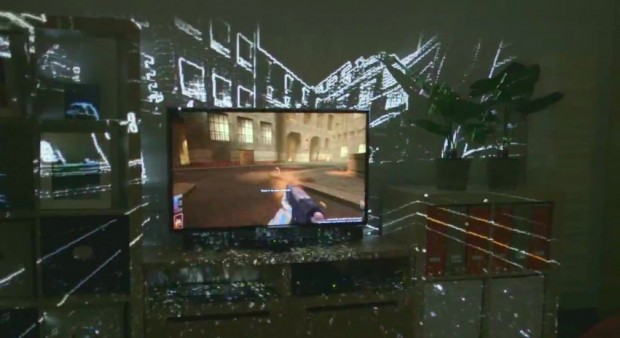 Kinect-Forschungsprojekt: Illumiroom macht das Zimmer zum Bildschirm