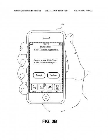Patentantrag 20130031009 (Bild: US-Patent- und Markenamt)
