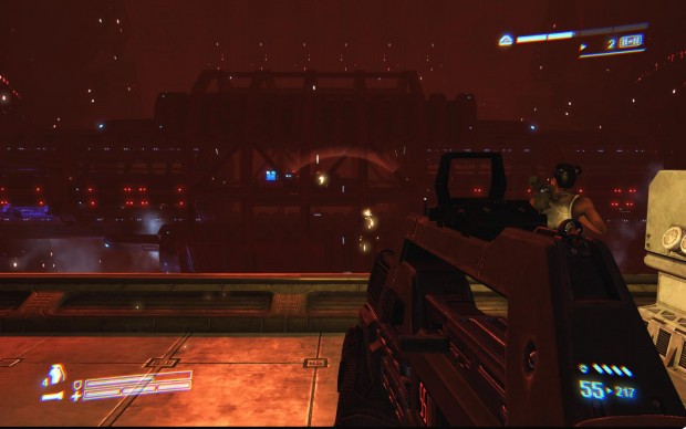 Auf größere Distanzen wirkt die Grafik besonders schwach.