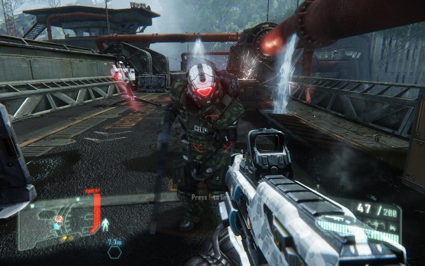 Die Soldaten von Cell verhalten sich vergleichsweise schlau und stehen nur selten so schutzlos vor unserer Mündung.