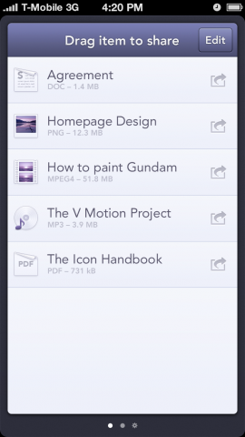 Instashare-App (Bild: Instashare)