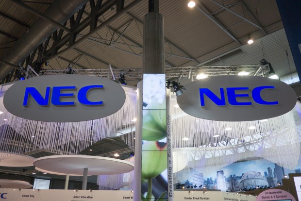NEC hat einen recht großen Stand auf dem Mobile World Congress. (Foto: Andreas Sebayang/Golem.de)