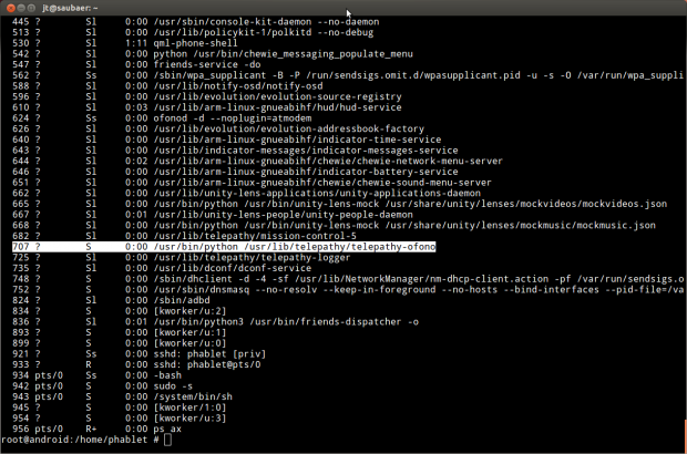 Das Telephony-Framework stammt vom Ofono-Projekt.