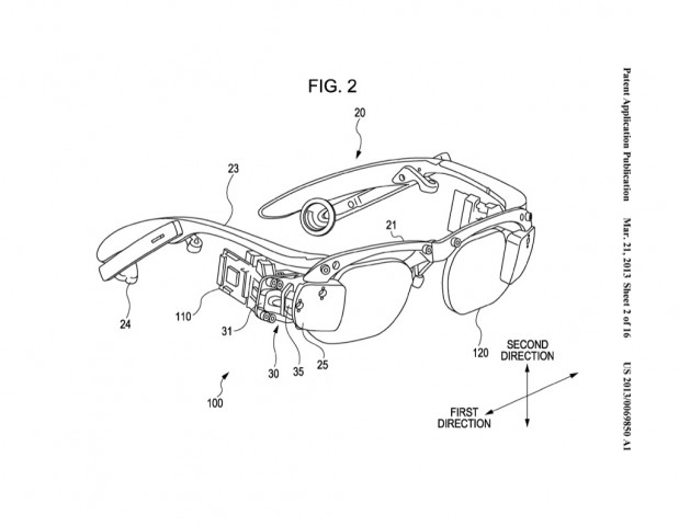 Sony-Patentantrag 20130069850 (Bild: US-Patent- und Markenamt)