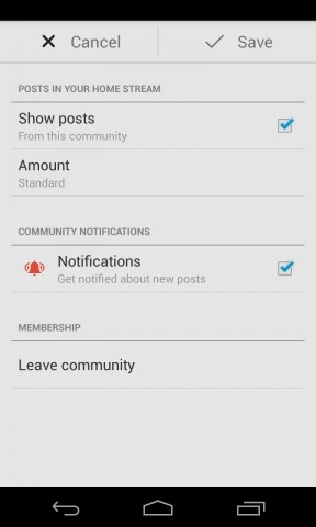 iOS-App von Google Plus (Bild: Google)