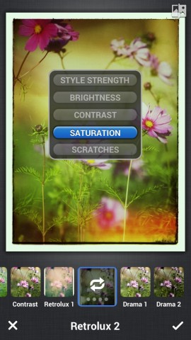 Bildbearbeitung in iOS-App von Google Plus (Bild: Google)