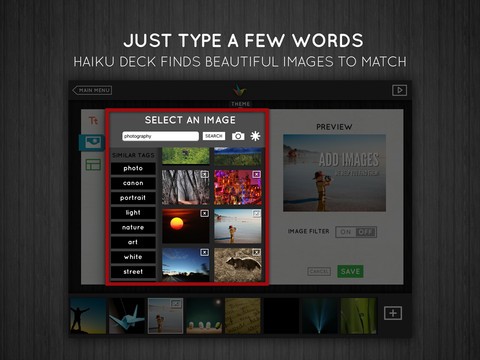 Haiku Deck 2.0 (Bild: Giant Thinkwell)