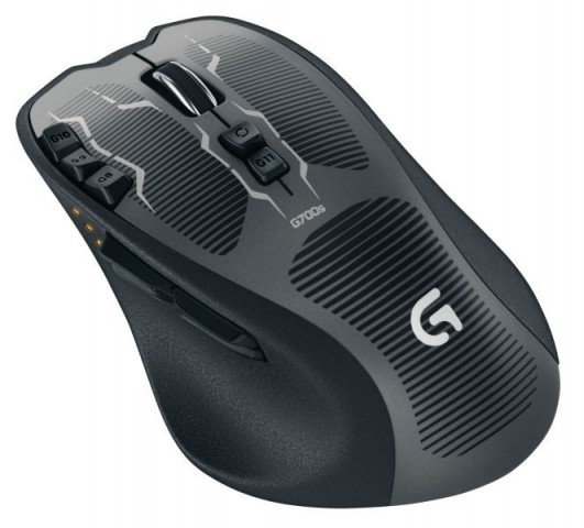 ... befindet sich auf der neuen G700s nur noch ein G. (Bild: Logitech)