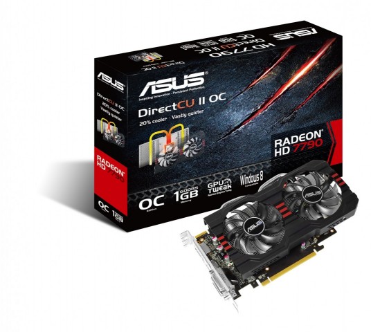 Die Radeon HD 7790 von Asus