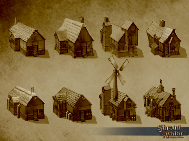 Konzeptzeichnung Shroud of the Avatar (Bilder: Portalarium)