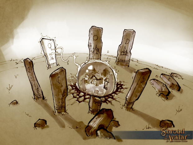 Konzeptzeichnung Shroud of the Avatar (Bilder: Portalarium)