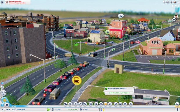 ... unsere Sims und der Autoverkehr sind wie gewohnt da,...