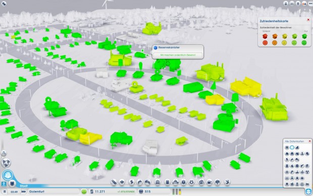 Je grüner, desto besser fühlen sich die Bürger der Stadt.