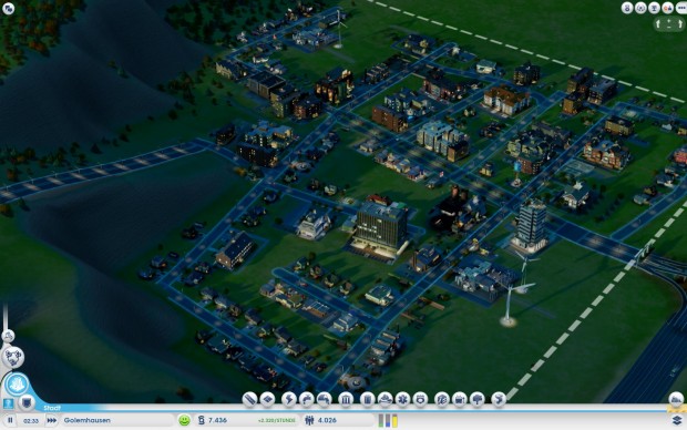 Nachts sind die Städte stimmungsvoll ausgeleuchtet.