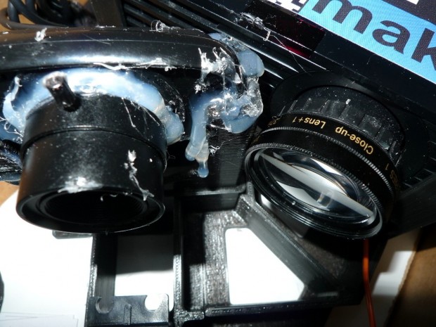 Virtuzoom Microscope mit Projektor und Webcam (Bild: Bernhard Mayrhofer)