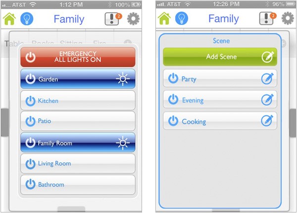 App für den Ube WiFi Smart Dimmer (Bild: Kickstarter)