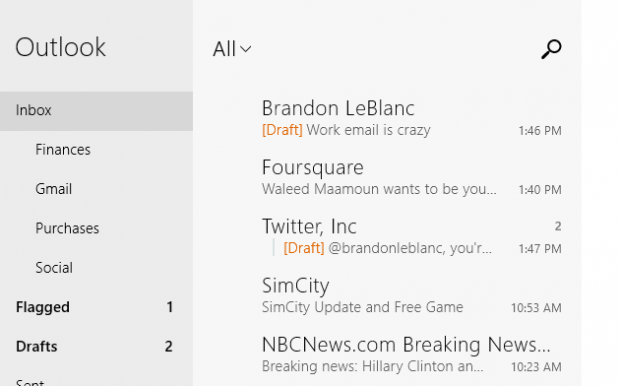 Die Mail-App speichert jetzt auch Entwürfe.