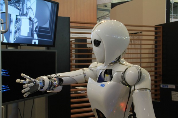 Auf der Cebit 2013 bedient sie... (Foto: Werner Pluta/Golem.de)