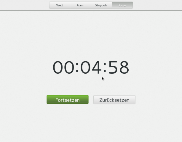 ...und ein Timer in Uhren