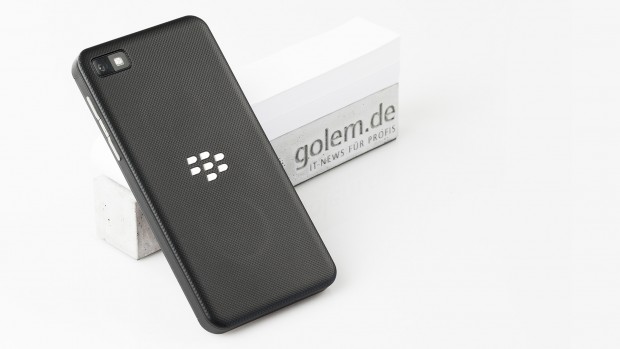 Das neue Z10 von Blackberry (Bild: Golem.de)