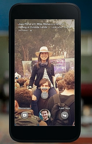 Mit einer Wischgeste nach oben öffnet sich die App-Übersicht.