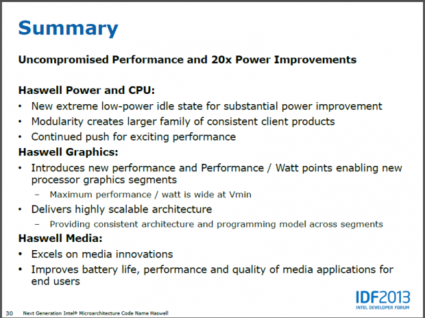 Intel stellt die GPU von Haswell vor.