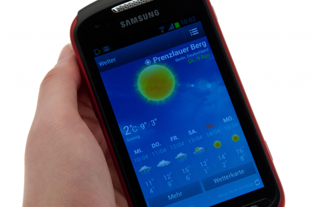 Das Xcover 2 von Samsung (Foto: Nina Sebayang/Golem.de)