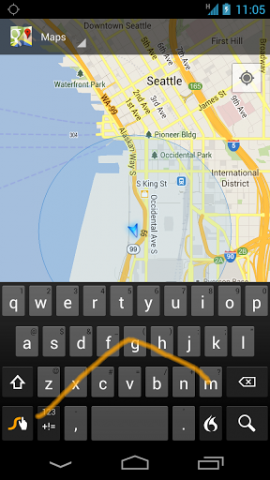 Swype 1.5 für Android (Bild: Nuance)