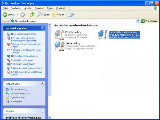 Windows XP (Screenshot Golem.de/Andreas Sebayang)