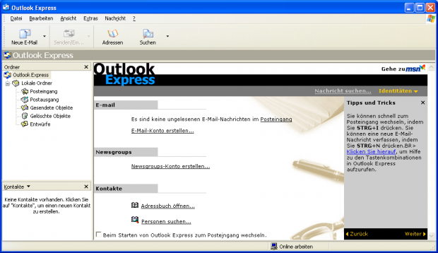 Windows XP (Screenshot Golem.de/Andreas Sebayang)