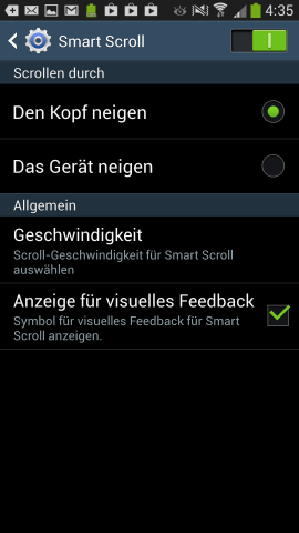 Dabei wird das Nicken des Kopfes abgelesen. (Screenshot: Golem.de)