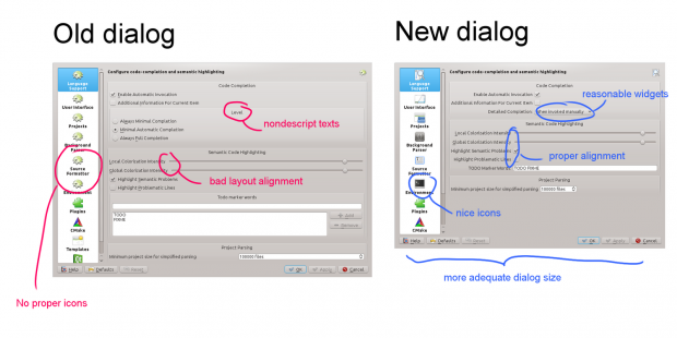 Die Benutzeroberfläche wurde verbessert.