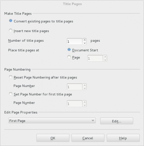 ...die alten Dialogfelder (Bild: Libreoffice)